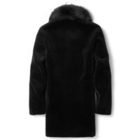 YJKIS Men Long Faux Fur Coat Fluffy Fur Collar Luxury Outerwear Winter Thicken Warm Overcoat Soft Jacket - Image 4