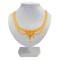 P.C. Chandra Jewellers 22k (916) Yellow Gold Necklace for Women - 11.54 Grams - Image 3