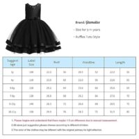 Glamulice Flower Girls Ruffles Vintage Embroidered Sequins Lace Wedding Dress Party Bridesmaid Gown - Image 2