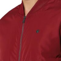 Louis Philippe Men Casual Maroon Solid Jackets - Image 4