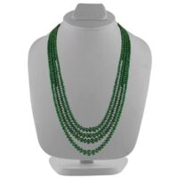 Sri Jagdamba Pearls Dealer Old Classic Emerald Necklace for Women - Image 2