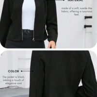 GRECIILOOKS Polycotton Jacket For Women | Women's Jacket | Long Jacket For Women | Jacket Tops For Women | Oversized Jacket For Standard Length Women - Image 4