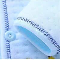 Fancy Walas Born Baby Winter Wear 5Pcs Cotton Fleece Set | Unisex Infant Clothing with Cartoon Printing | Blue, 0-3 Months - Image 2